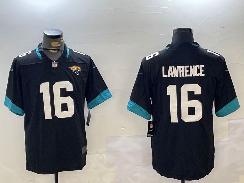 Men Jacksonville Jaguars 16 Lawrence Black Second generation 2024 Nike Limited NFL Jersey style 1